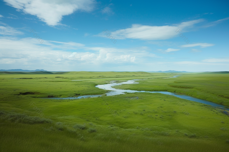 简约干净自然草原户外风景,高清,摄影图,摄影图片,图片大全,摄影图免费下载